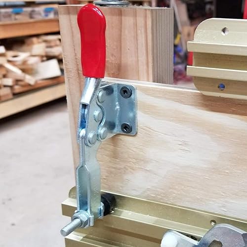 Miniatura 6 de ZOENHOU Paquete de 12 abrazaderas de palanca 225D de 220 libras, abrazaderas de palanca de liberación rápida, herramientas de abrazadera de palanca