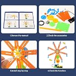 STEM Kits scientifiques pour enfants 6-8 8-10, STEM Construction de jouets pour les enfants Artisanats 6+ 7 8 9 10 11 12 Année Vieux Garçons Filles Cadeaux d'anniversaire, Sciences Expériences Kit d'ingénierie électronique 8-10