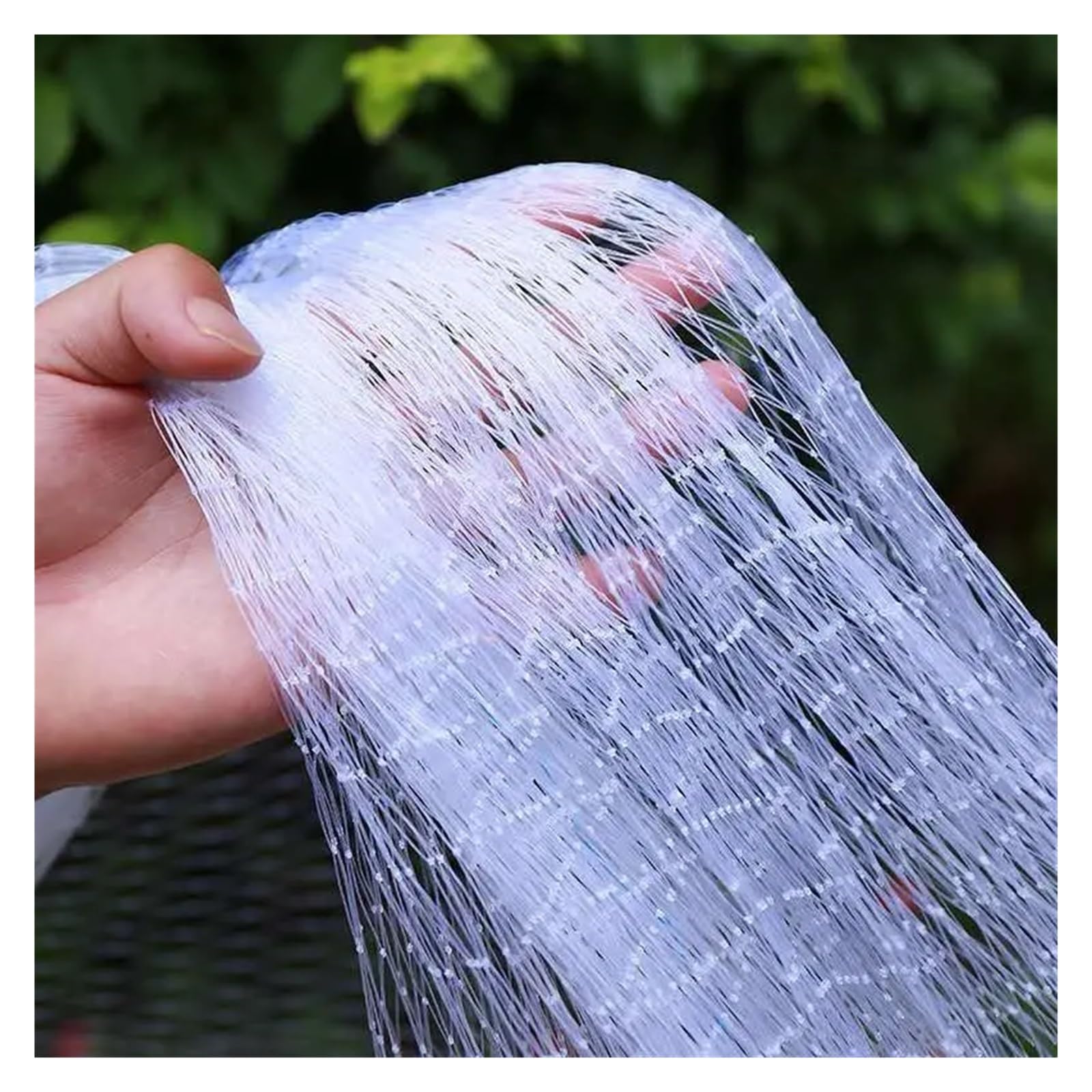 Rotolo di Rete Metallica in plastica, Rete for Uccelli in Nylon Bianco for Giardino, Frutta, Alberi, peschiera agricola, Dimensioni Multiple(White 3.0m Width,15m Length)
