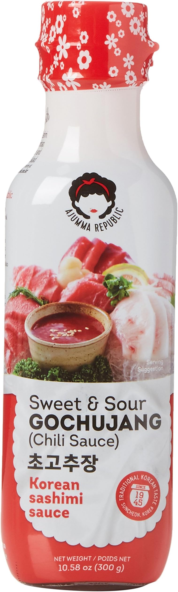 Ajumma Republic Sweet and Sour Gochujang Chilli Sauce 300 g (Pack of 3)