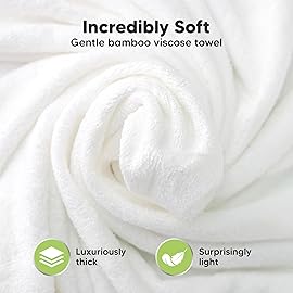 KeaBabies Hooded Baby Towel for Newborn - Viscose Derived from Bamboo Large Baby Bath Towels with Hood for Boys, Girls, Toddler, Extra Absorbent & Soft Newborn Bath Essentials (Frog, Petite)