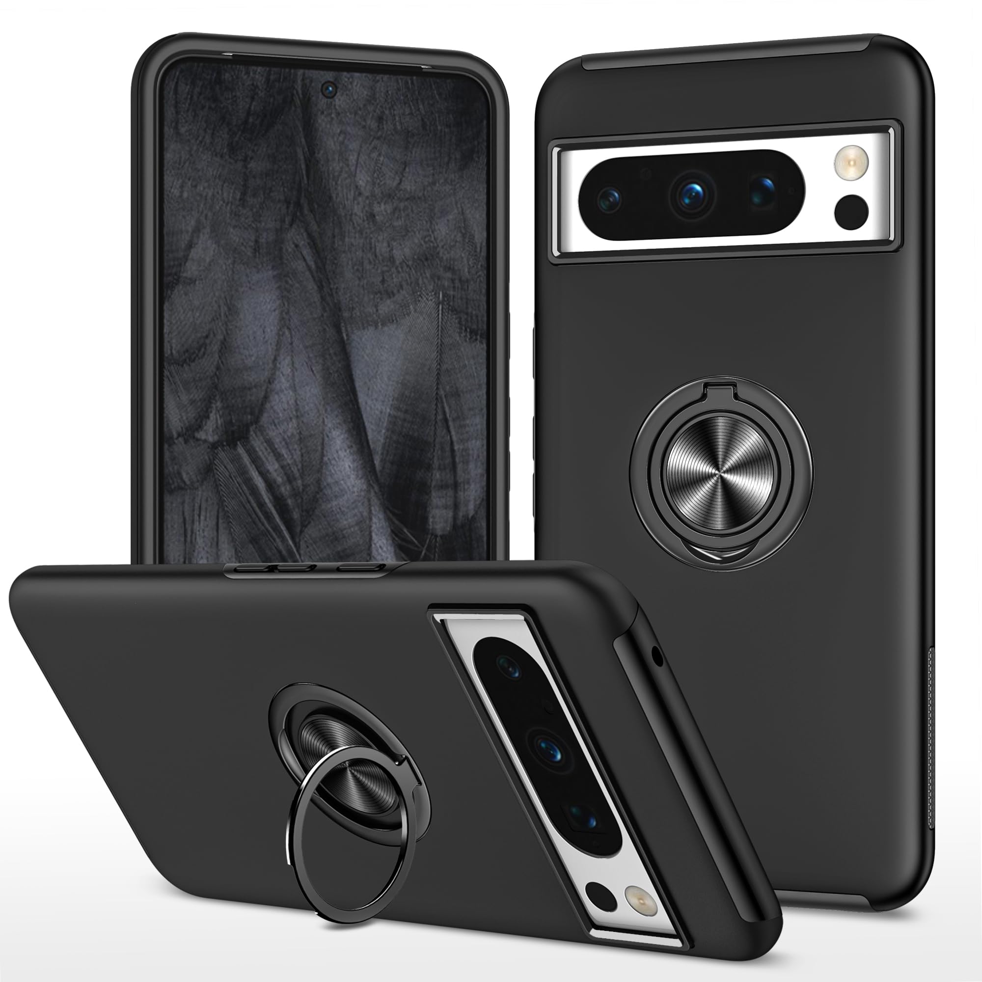 AOUIA Custodia Per Google Pixel 8, Pixel 8, Con Supporto