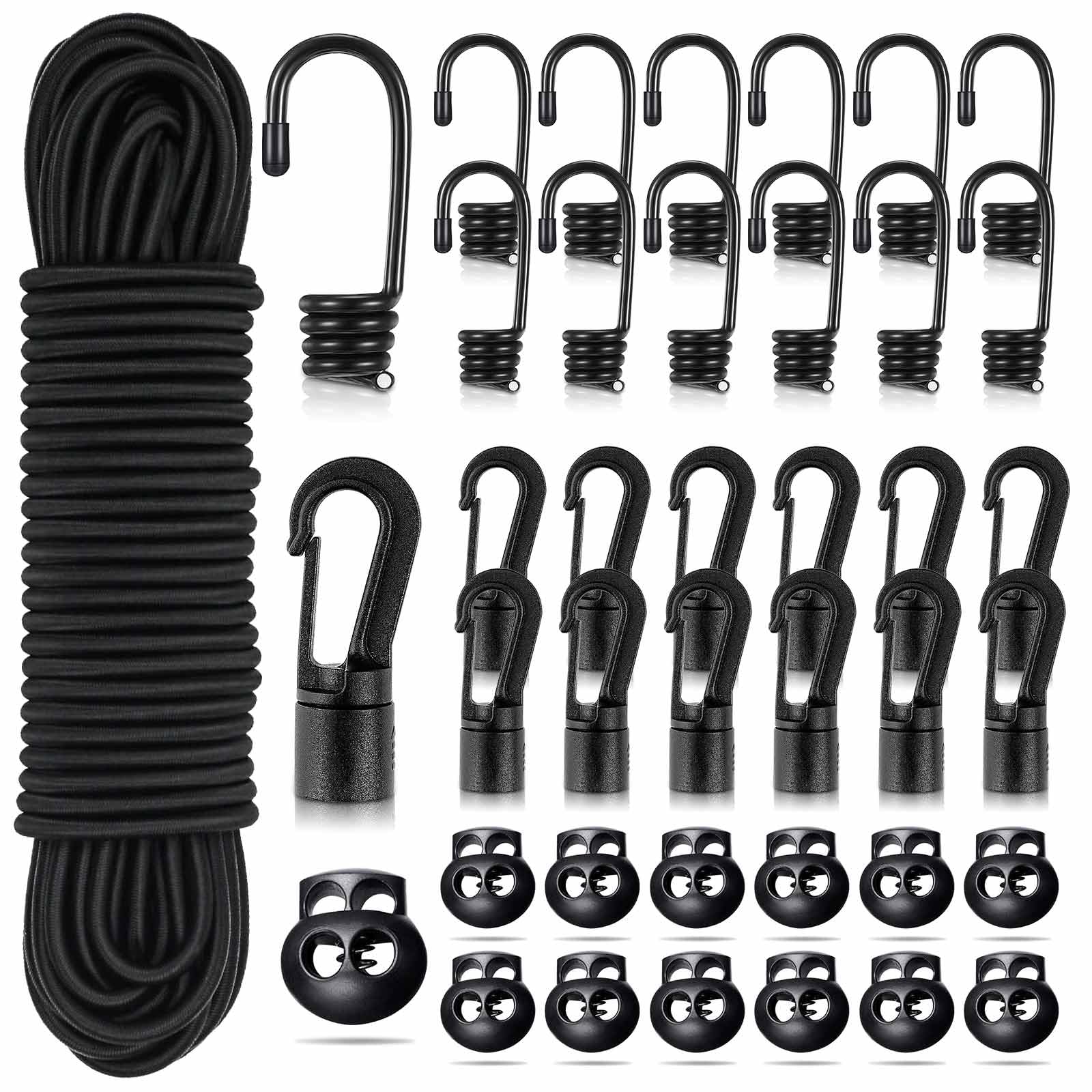 100 Ganci Per Tenda In Plastica Bianca | 2.8x1.2cm | Per Doccia E Finestre - Foto 7