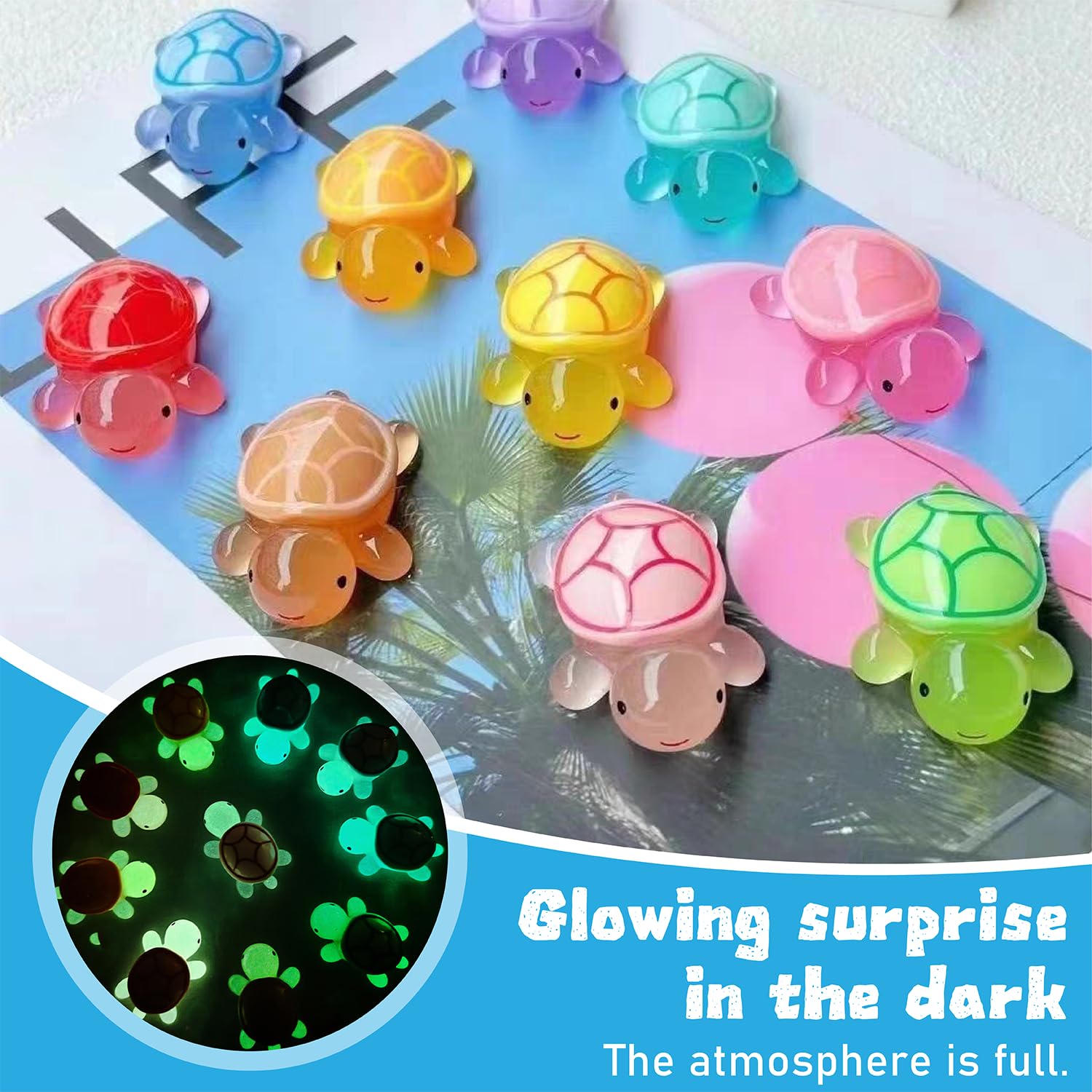 24 stuks mini Axolotl figuren 6 kleuren mini hars