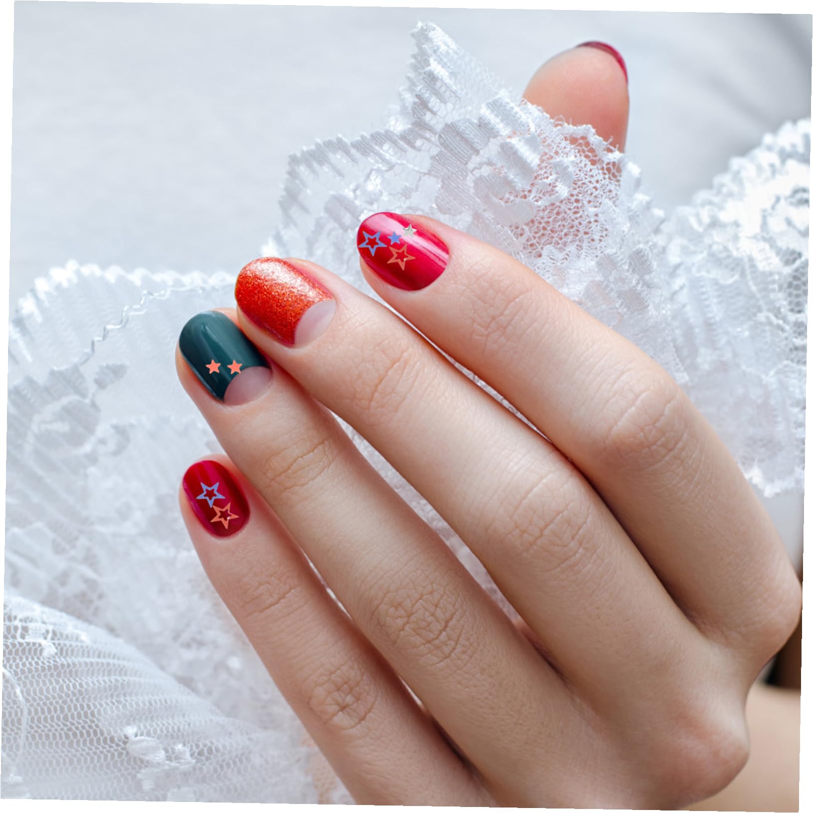 VALICLUD Decorazioni Per Unghie Glitterate Brillantini Colori Per Nail Manicure Te