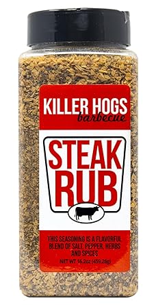 Killer Hogs Steak Rub Championship BBQ, Smoking, and Grilling Seasoning