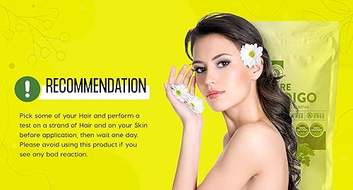 Miniatura 5 de Polvo índigo 100 orgánico para tinte para el cabello negro colorante para uso con henna pura  353oz  352 onzas  Cosméticos de henna