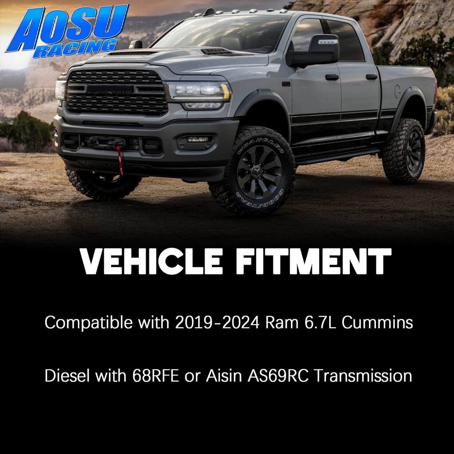 68RFE / AS69RC Transmission Thermal Bypass Valve Upgrade with Billet Filter Coupler Compatible with 2019-2024 Ram 6.7L Cummins Diesel