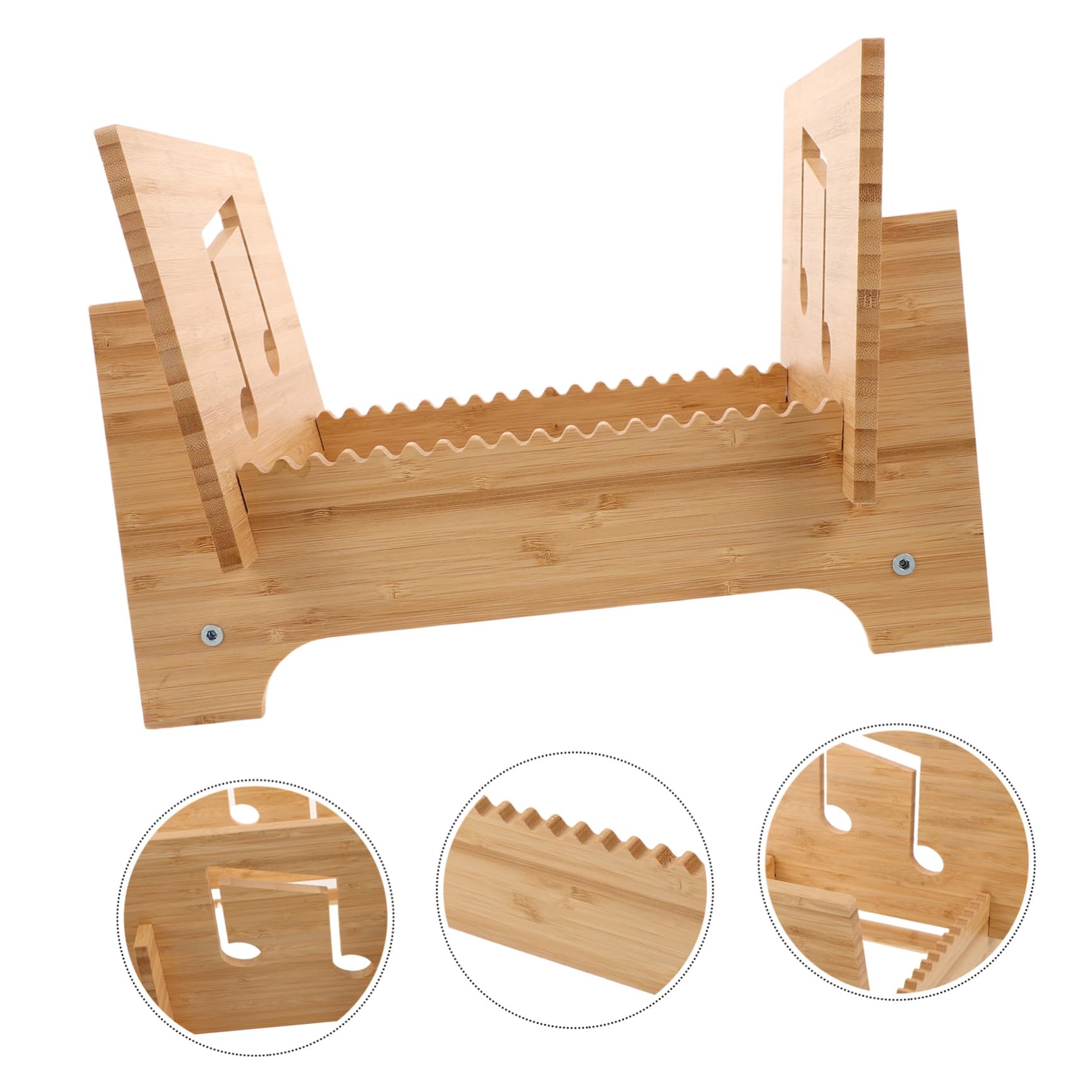 SHINEOFI Porta Dischi e Finitura Naturale per Vinili in Legno con Design Robusto Supporto per Organizzare e Conservare i Tuoi Vinili in Salotto