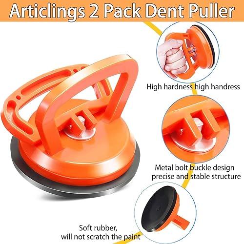 Miniatura 3 de Extractor de abolladuras, extractor de abolladuras de automóvil, herramientas para reparación de abolladuras de automóvil, vidrio, pantalla,