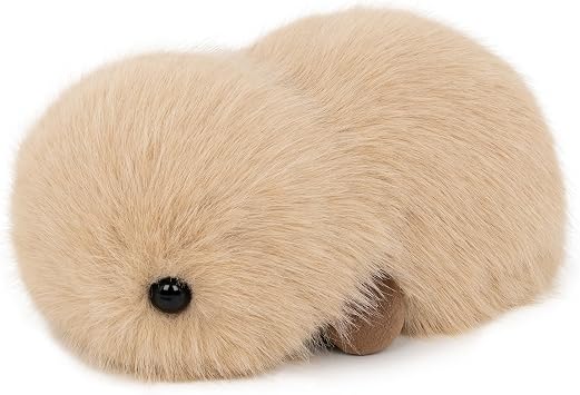 Interactive AI Plush Companion Pet Privacy Safe Soft Huggable Intelligence Emotional Support Robot Pets, Anxiety Relief Desk Robots| Ideal Toy Gift for Kids,Teens,Adults,SeniorsBeige