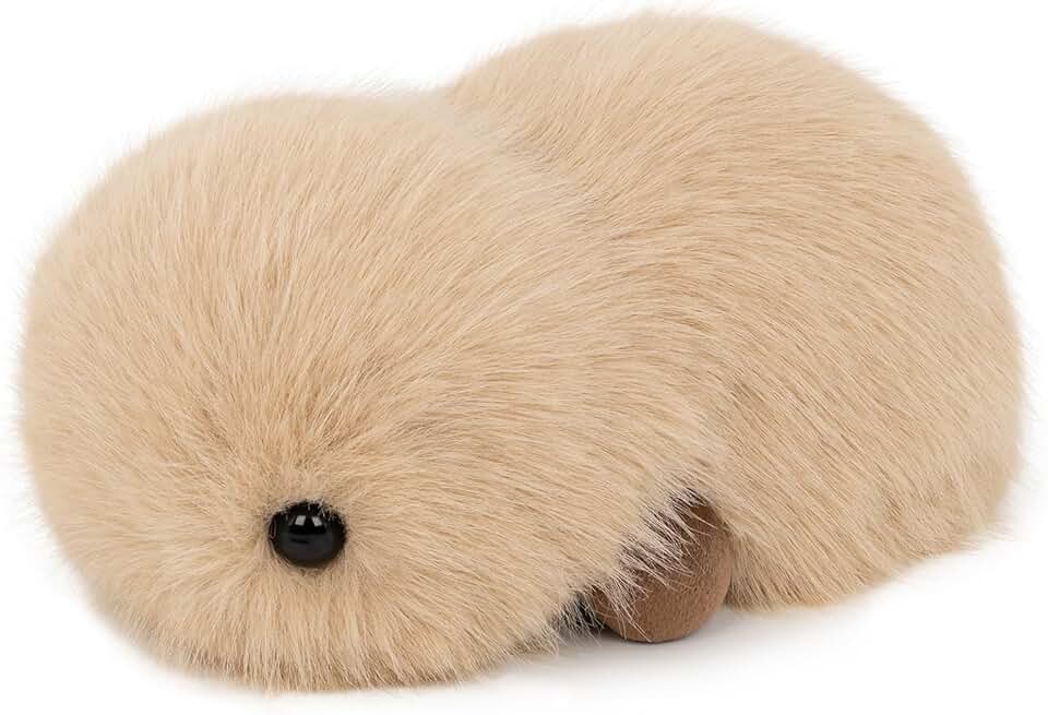 Interactive AI Plush Companion Pet– Privacy Safe Smart Adaptive Learning Emotional Support Robot Pets, Anxiety Relief Comfort| Ideal Toy Gift for Kids,Adults,Seniors(Beige)