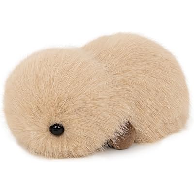 Interactive AI Plush Companion Pet– Privacy Safe Soft Huggable Intelligence Emotional Support Robot Pets, Anxiety Relief Desk Robots| Ideal Toy Gift for Kids,Teens,Adults,Seniors(Beige)