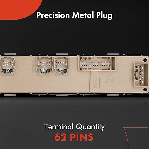 Miniatura 6 de A-Premium - Interruptor de ventana eléctrica principal del lado del conductor - Compatible con modelos Chevy GMC Cadillac - 2003-2007 - Escalade,