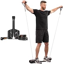MAXPRO Fitness Cable Home Gym | As Seen on Shark Tank | Versatile, Portable, Bluetooth Connected | Strength, HIIT, Cardio, Plyometric, Powerful 5-300lbs Resistance