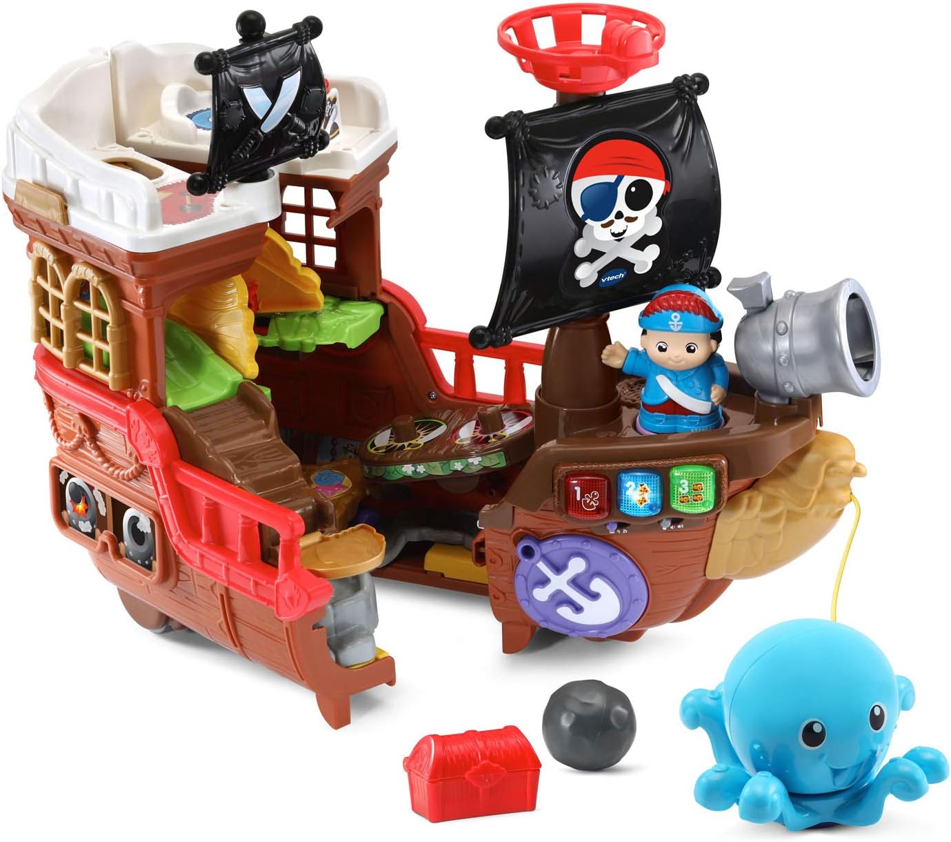 VTech Treasure Seekers Pirate Ship, Online Version , Brown