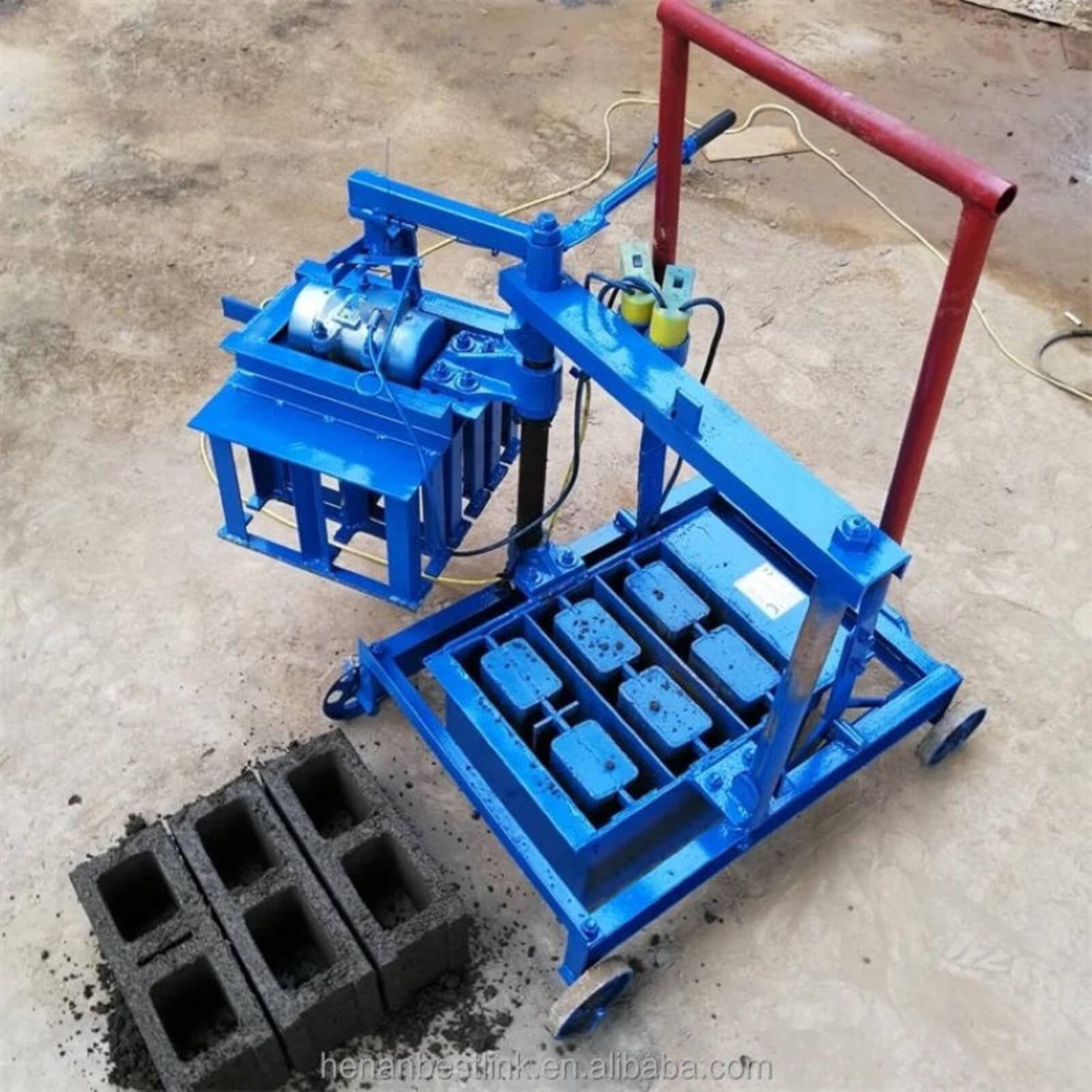 Unidad de máquina para fabricar bloques de hormigón, dispositivo estable de producción de ladrillos para varios tipos de bloques de hormigón, práctica herramienta de producción para materiales de