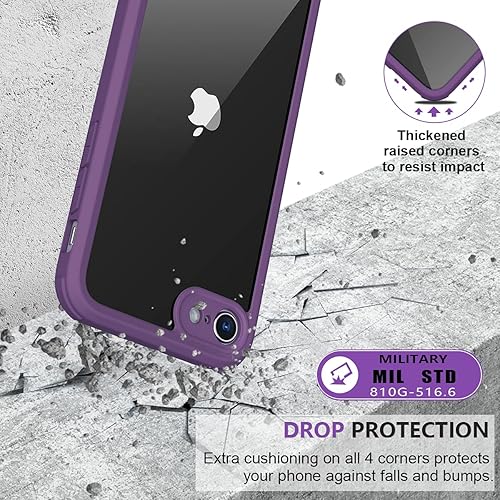 Miniatura 361 de Miracase Glass Series - Funda magnética para iPhone 15, compatible con MagSafe, de cuerpo completo, protector de pantalla de vidrio 9H integrado