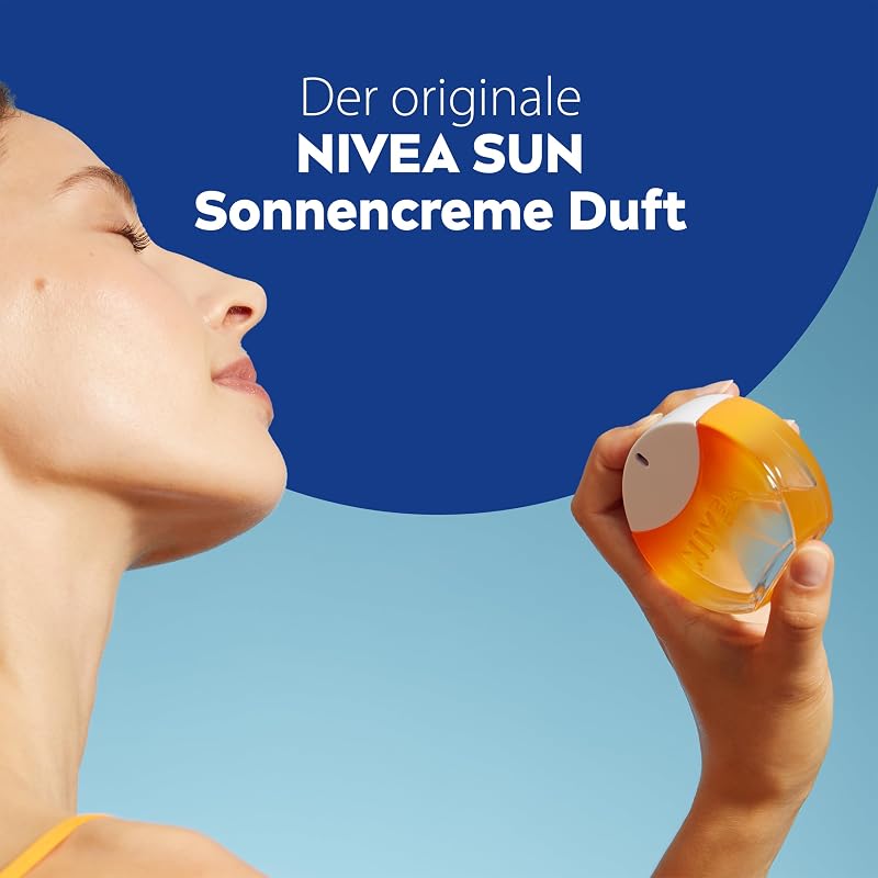 NIVEA SUN Eau de Toilette (30ml), Perfume for Women, Fragrance with Fresh Green and Floral Notes, Lightweight Summer Scent, NIVEA Perfume with Suncream Scent