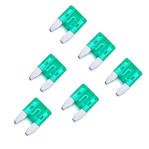 Miniatura 3 de Paquete de 1000 fusibles automáticos de 30 amperios, APMATM, 32 V, mini cuchilla, fusibles estilo cuchilla de 30 A, fusibles de protección contra