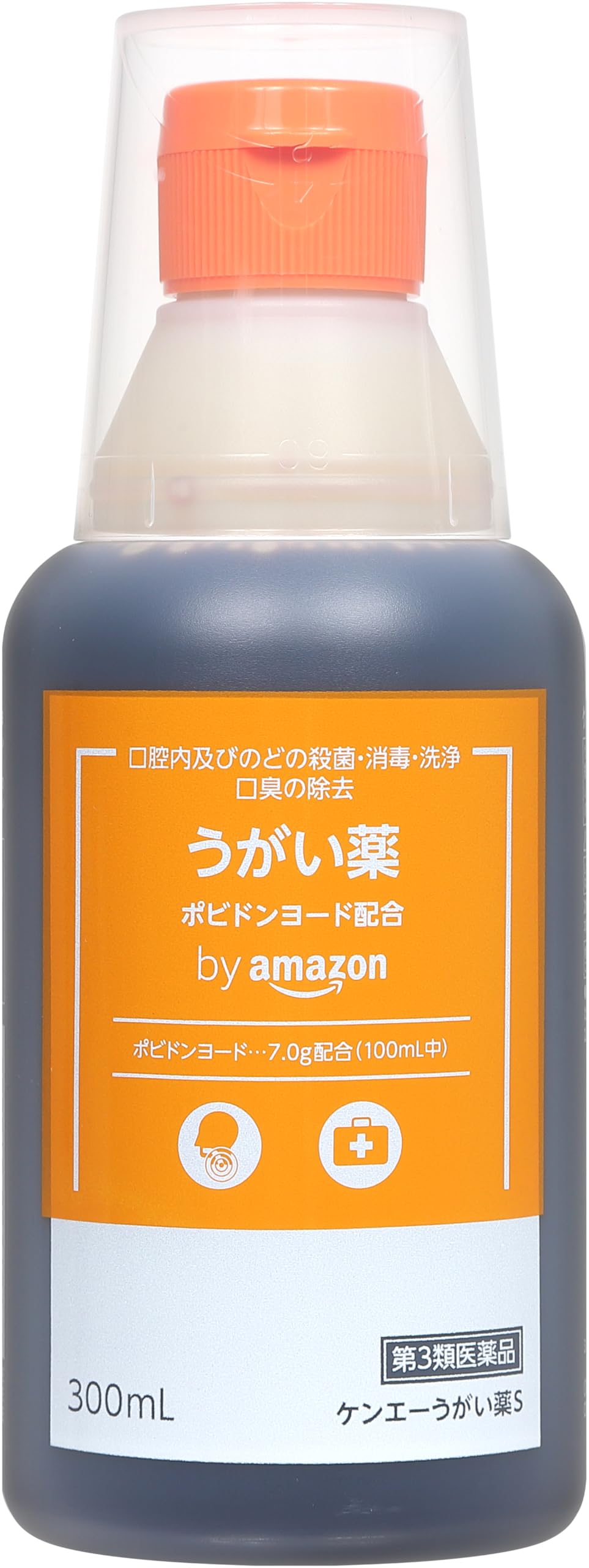 【第3類医薬品】 by Amazon ケンエーうがい薬S 300mL