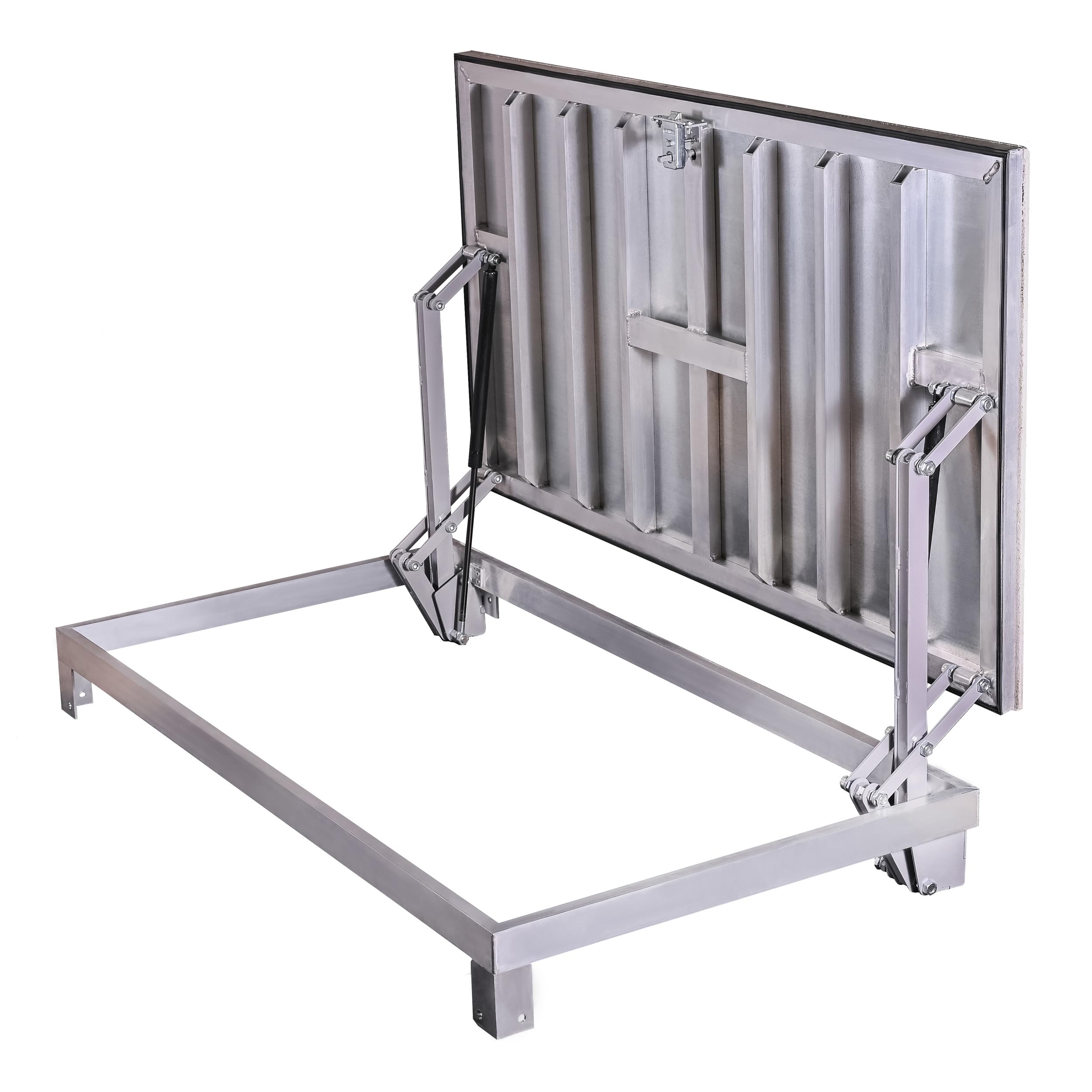 Trampilla de suelo exterior 70 x 120(R) cm, Tapa de Registro Panel de acceso Puerta de Inspección Tapa de Escotilla