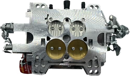 Miniatura 6 de 1905 - Repuesto de carburador de 4 barriles para AVS2 Serie 650 CFM, refuerzo anular con acabado satinado, orificio cuadrado (estrangulador manual)