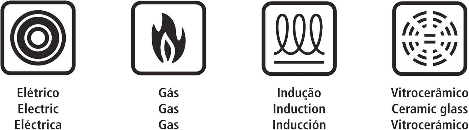 Tramontina 65140/106 Grano Stainless Steel Pot, Frying Pan, 7.9 / 10.2 / 6.3 inches (20 / 26 / 16 cm), 3-Piece Set, Grano Stainless Steel, All 3-Layer, Gas Induction Compatible, Made in Brazil