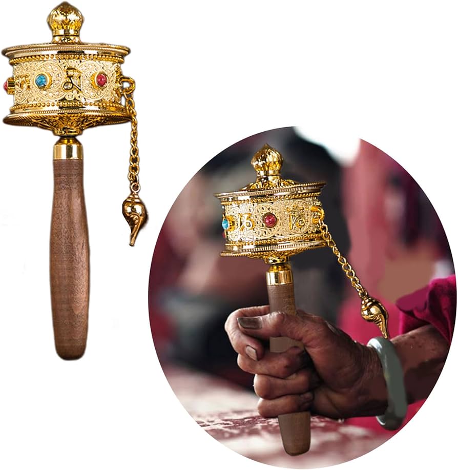 Amazon.co.jp: マニ車 (チベット仏教) チベットの宗教経典を祈る仏教の