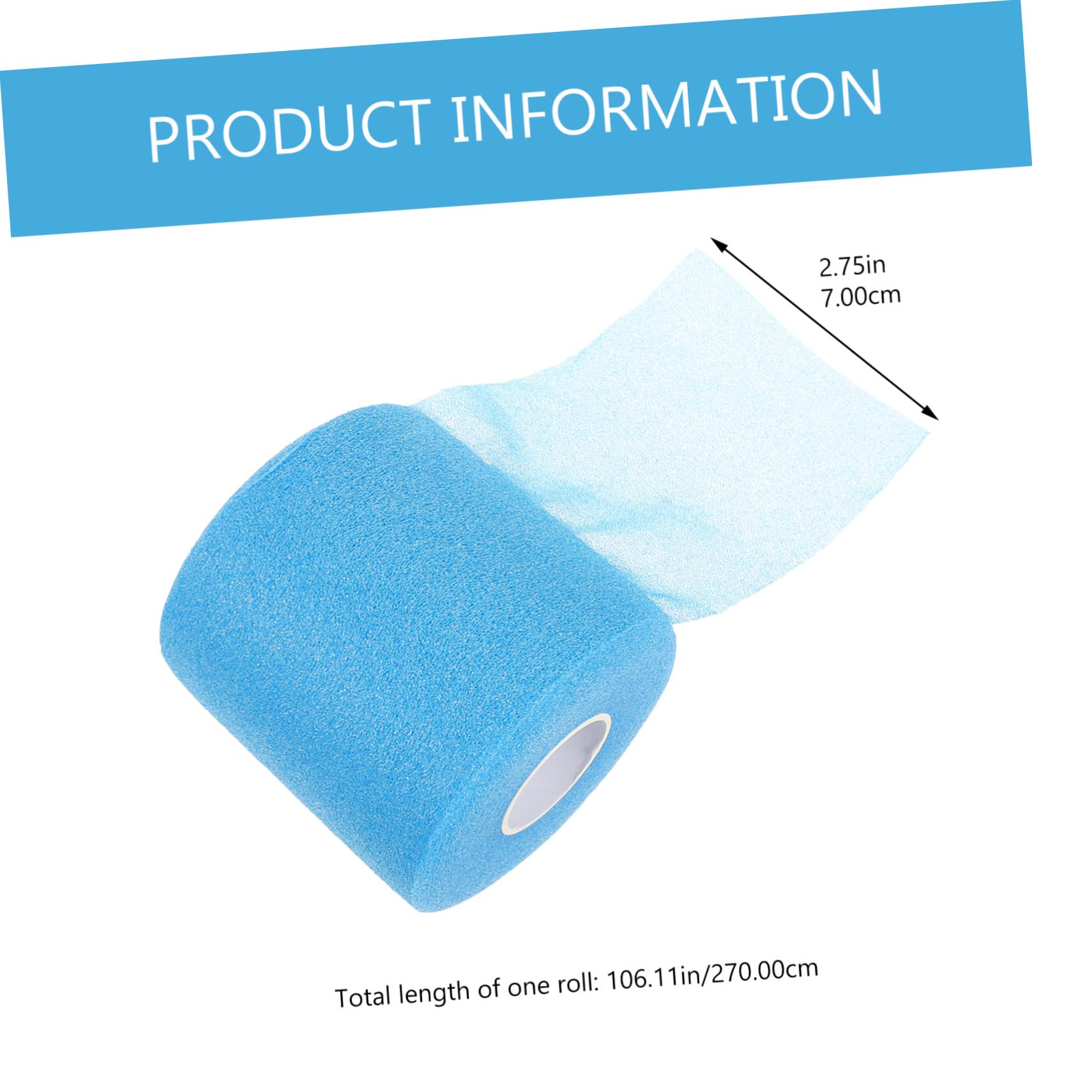 IWOWHERO 1Roll Elastic Athlete Tape Multi Function Portable Wrap for Sports Convenient Athletic Wrap for Ankle Wrist and Knee Injuries Sponge Material for Active