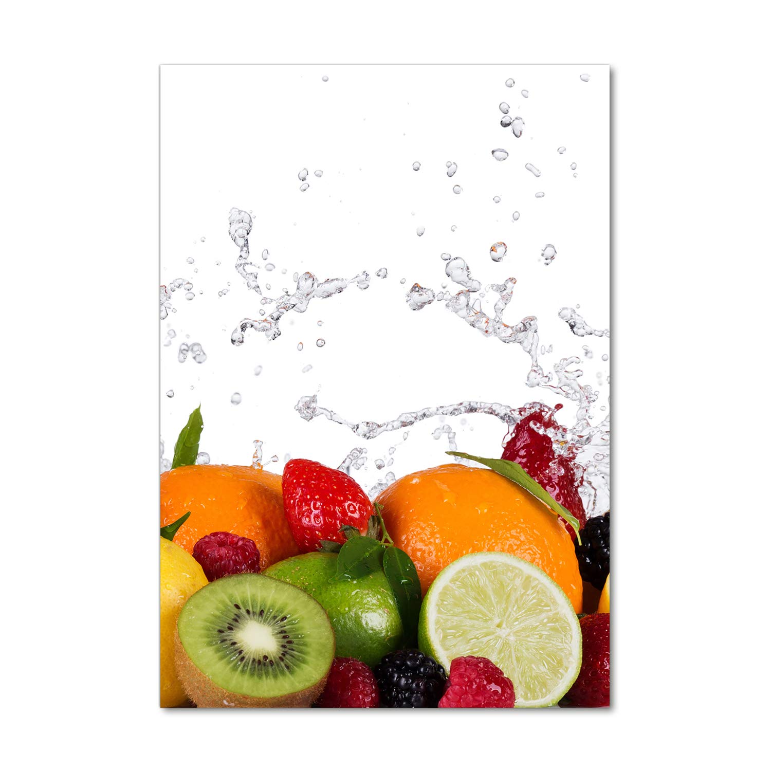 Tableau photo de fruits panoramique 70x100 cm pour une cuisine accueillante