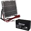 Mighty Max Battery 12V 7AH F2 SLA Replacement Battery Compatible with Electric Bike Feber Peg Perego Injusa 12V Solar Panel