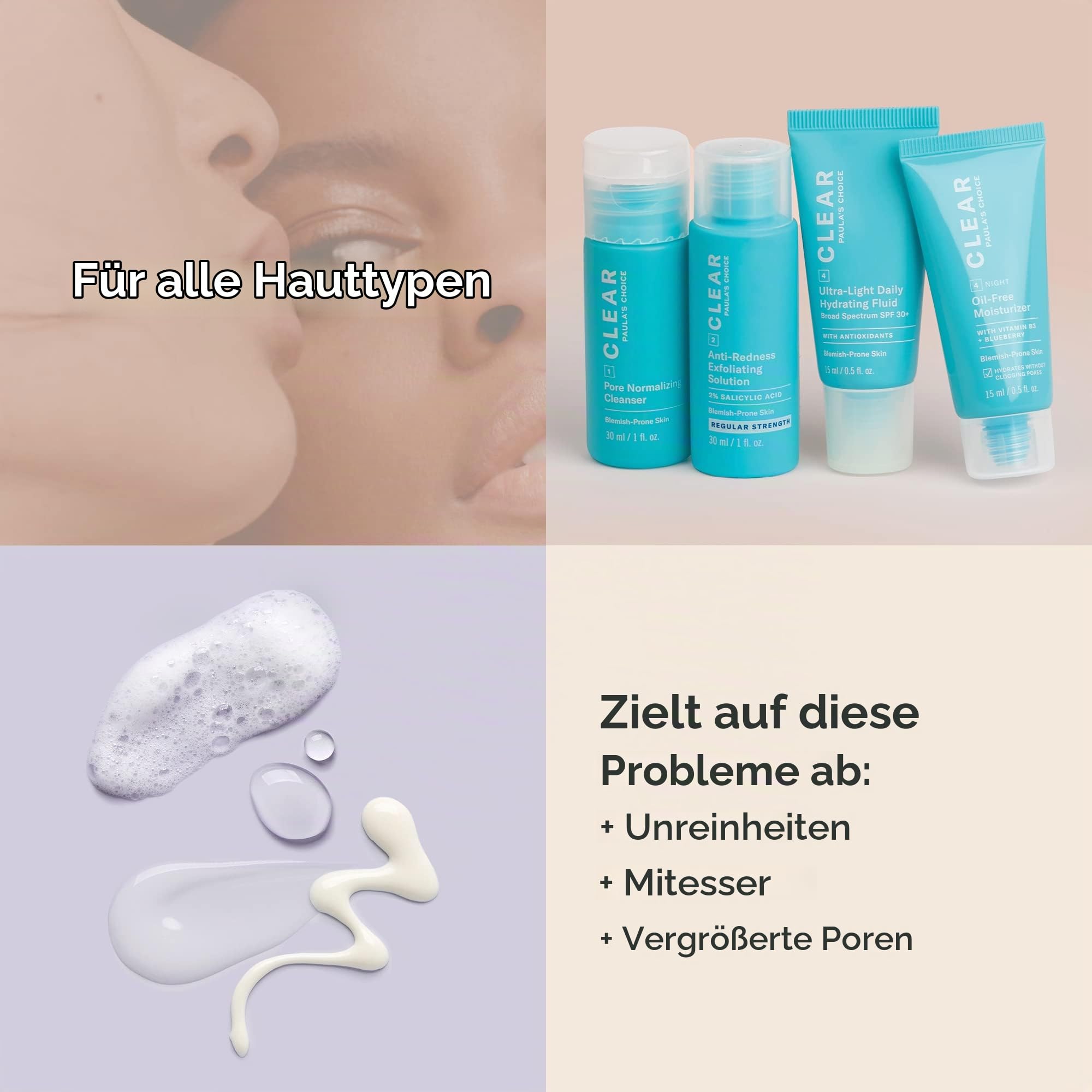 Paula's Choice Essentials Probenset - 3-Schritt Routine, Reisegröße