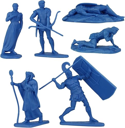 Miniatura 2 de LOD Figuras de héroe de plástico de Trojan WAR 12 - Helen of Troy Paris Aquiles Odysseus