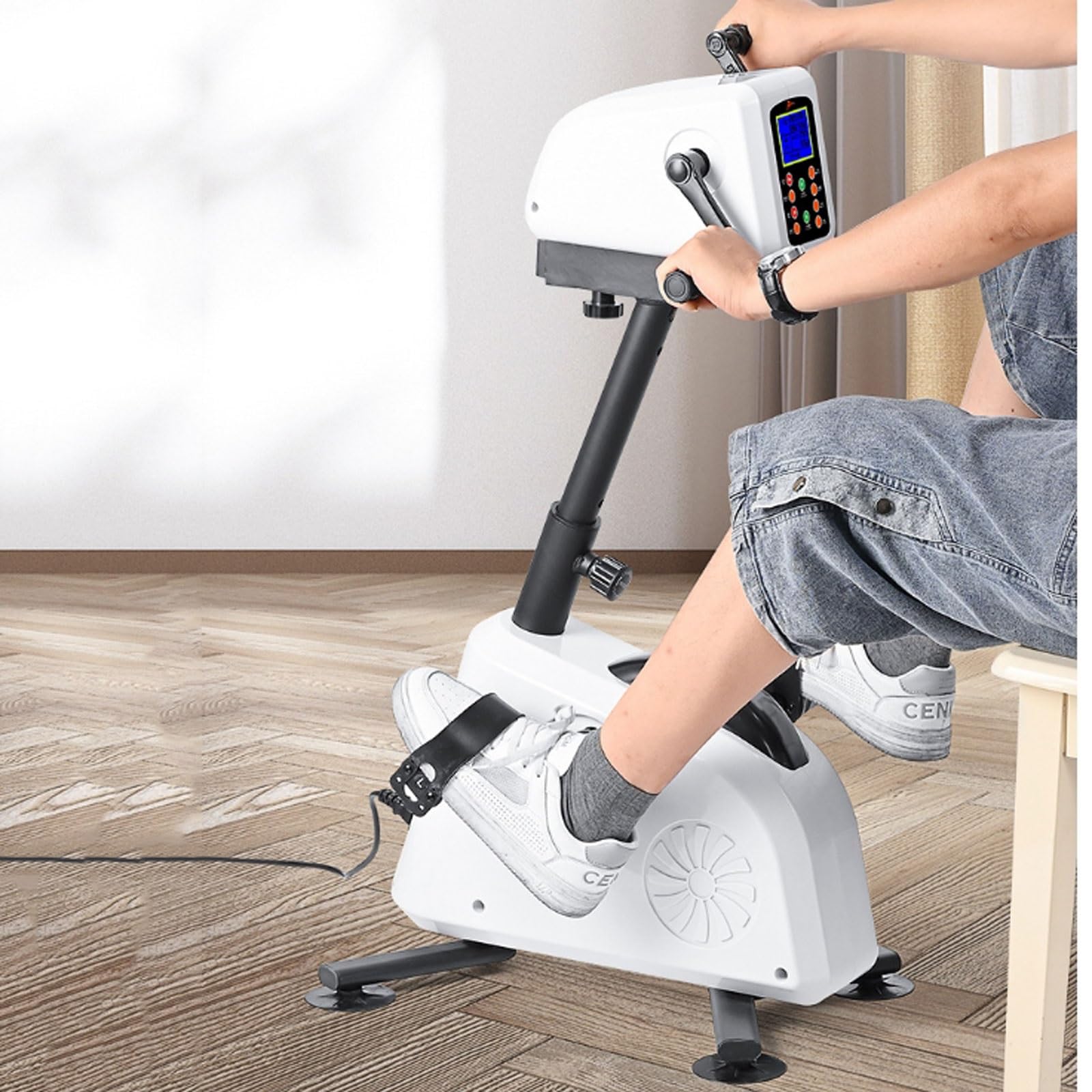 Rower treningowy z pedałami Elektryczny rower treningowy do domu, rower Exerciser Rehabilitacja Maszyna treningowa do ćwiczeń pedału ramienia i nogi dla p