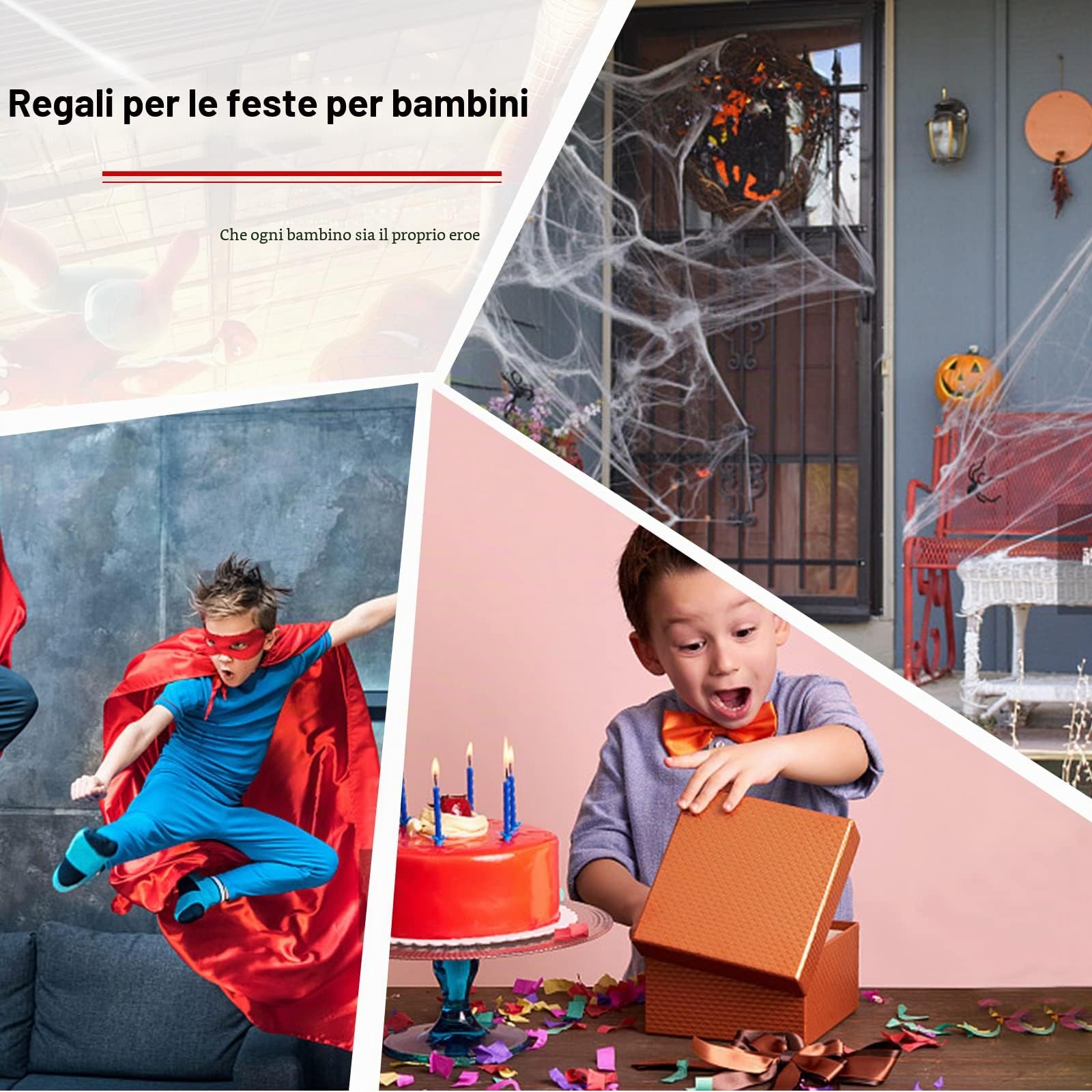 Generisch Spider String Shooter per bambini, ricarica USB, lanciacavi con magnete e ventosa, lanciatore per cosplay per supereroi