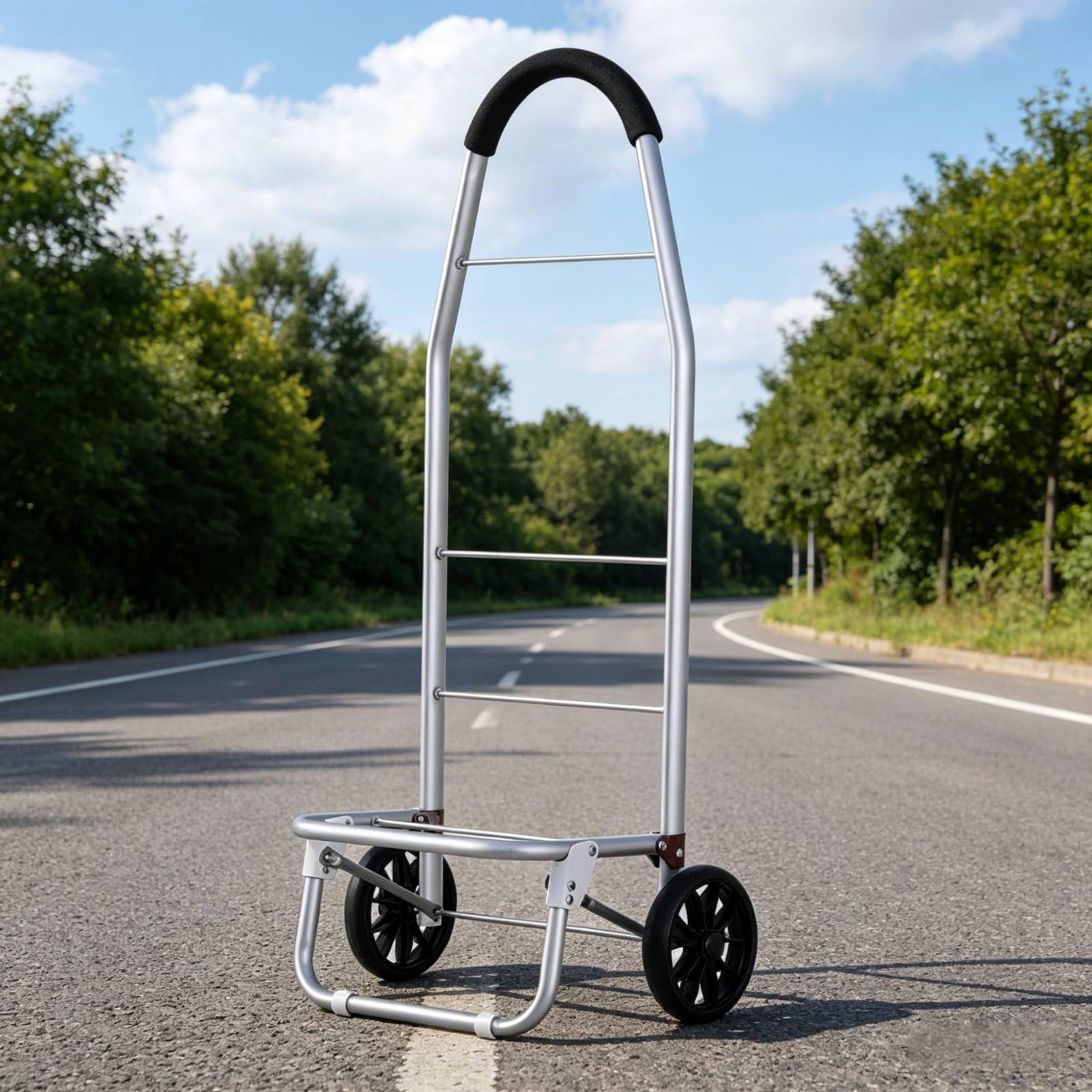 MagiDeal Carrello Artistico in Alluminio Pieghevole Sedia con Ruote Carrello da Pittura Sedia da Disegno in Lega con Supporto Stabile per Pausa Adatto per