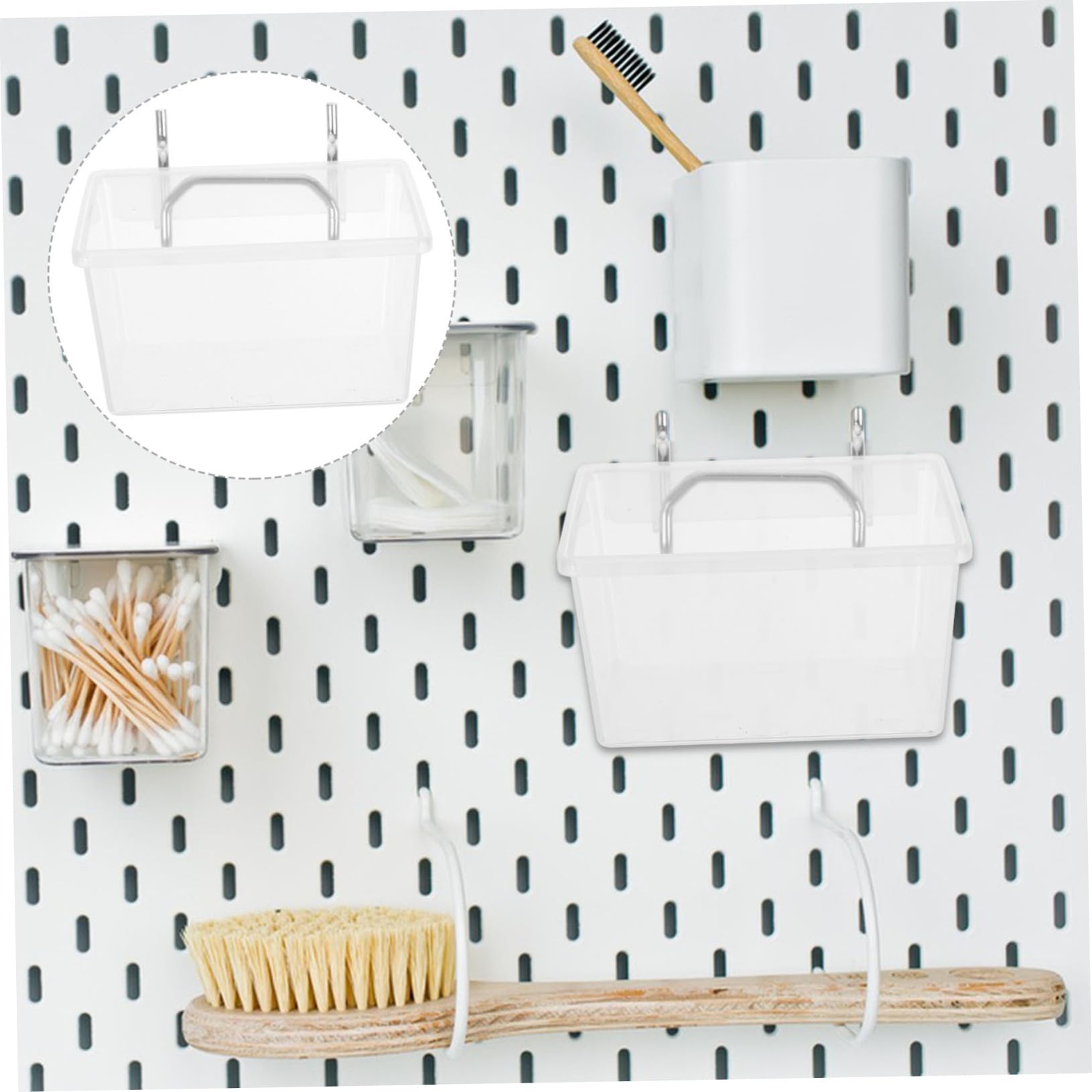 Cabilock 2 Stück Pegboard Haken - Werkzeughalter Für Lochwand Organisation Garage