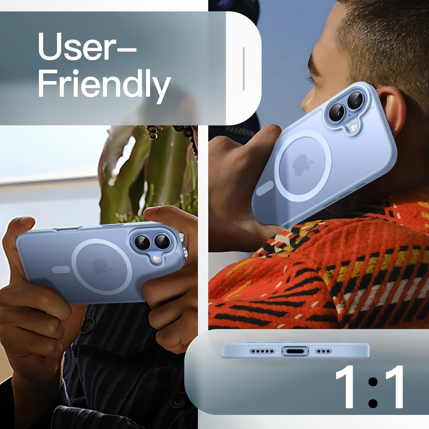 جيتك جراب مغناطيسي لموبايل ايفون 17 مقاس 6.3 بوصة متوافق مع ما... - view 7