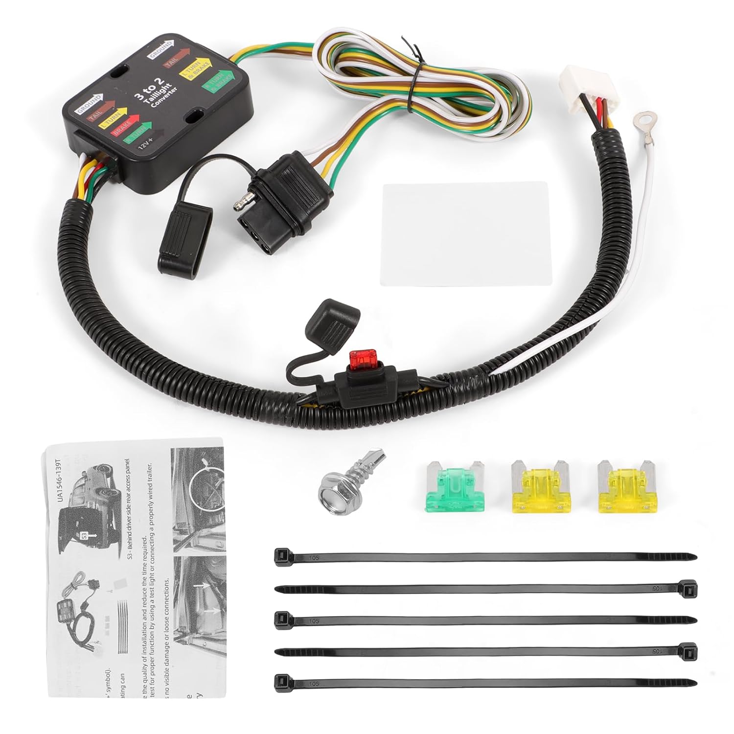 56494 Vehicle-Side Custom 4-Pin Trailer Wiring Harness Compatible with Mazda CX-70, CX-90