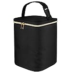 Teamoy Breastmilk Cooler Bag, Baby Bottles Bag for up to 4 Large 9 Ounce Bottles, Perfect for Working Mom Mother, (Bag ONLY), Black
