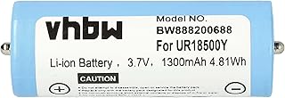 vhbw Batería Compatible con Braun Series 7 720 (5674, 720 5695), 720-3, 730, 730 (5674, 5694), 760 CC afeitadora (1300 mAh, 3,7 V, Li-Ion)