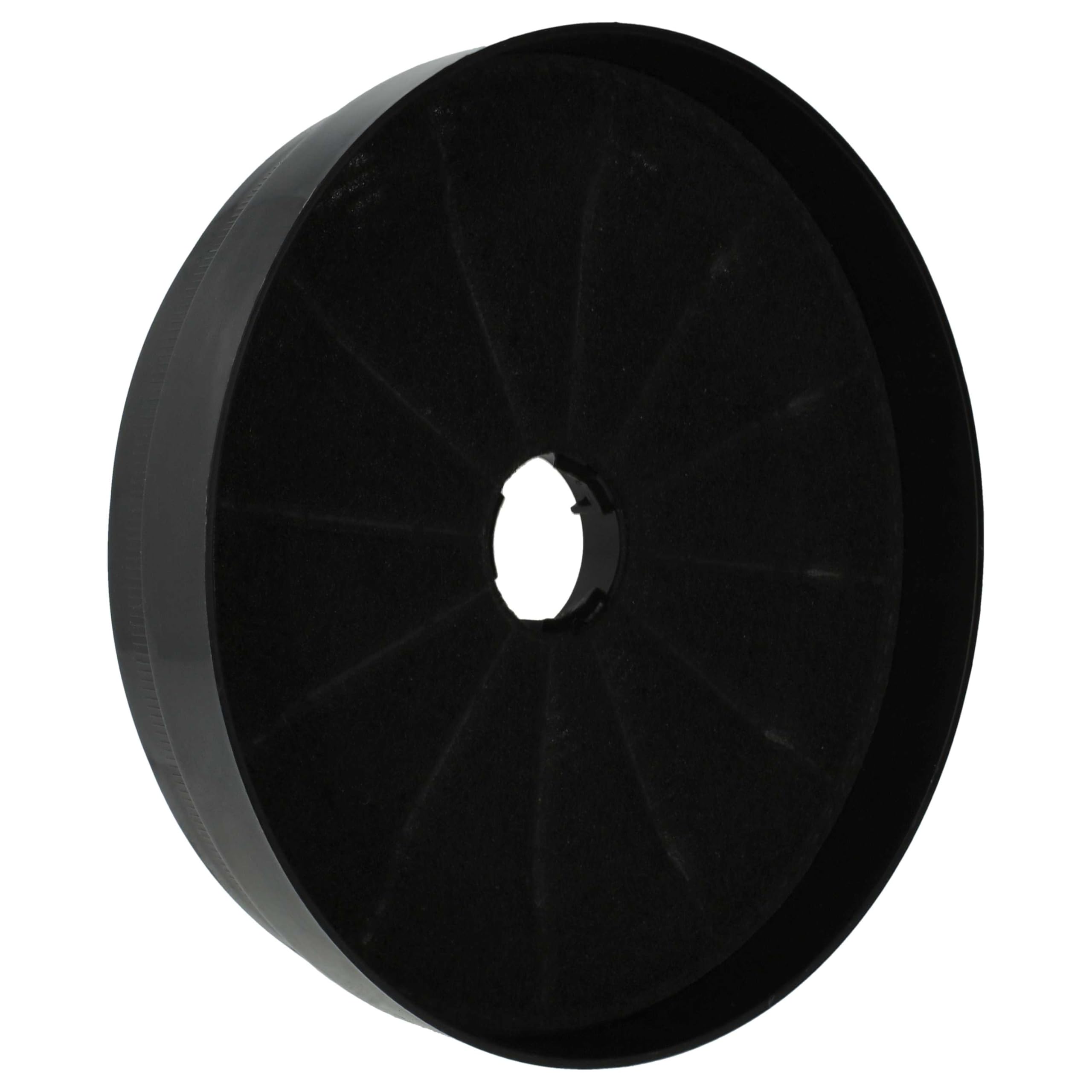 vhbw 4x filtro de carbón activado compatible con Klarstein Skyfall Smart 10035379, 10035378 campanas cocina - 17,5 cm