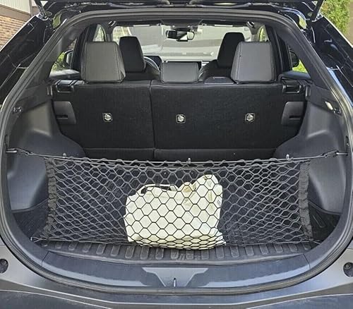EACCESSORIES EA Rear Trunk Organizer Cargo Net for Subaru Solterra 2023–2026 – Envelope Style Cargo Net for SUV – Premium Mesh Car Trunk Organizer Vehicle Carrier Storage – Compatible with Solterra