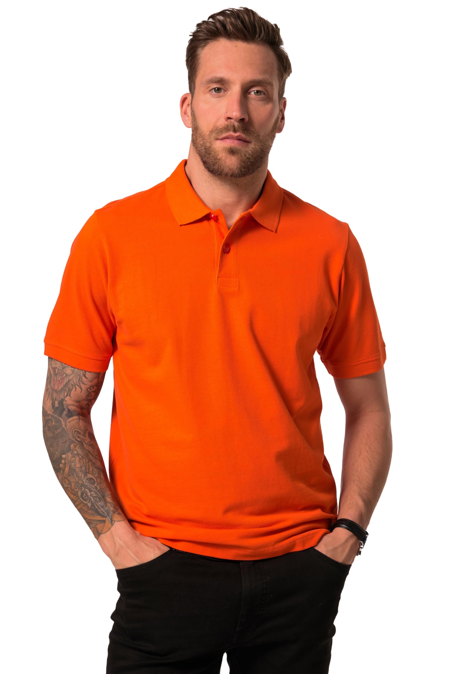 JP 1880 Herren große Größen Übergrößen Menswear L-8XL Poloshirt, Basic, Halbarm, Piqué 702560