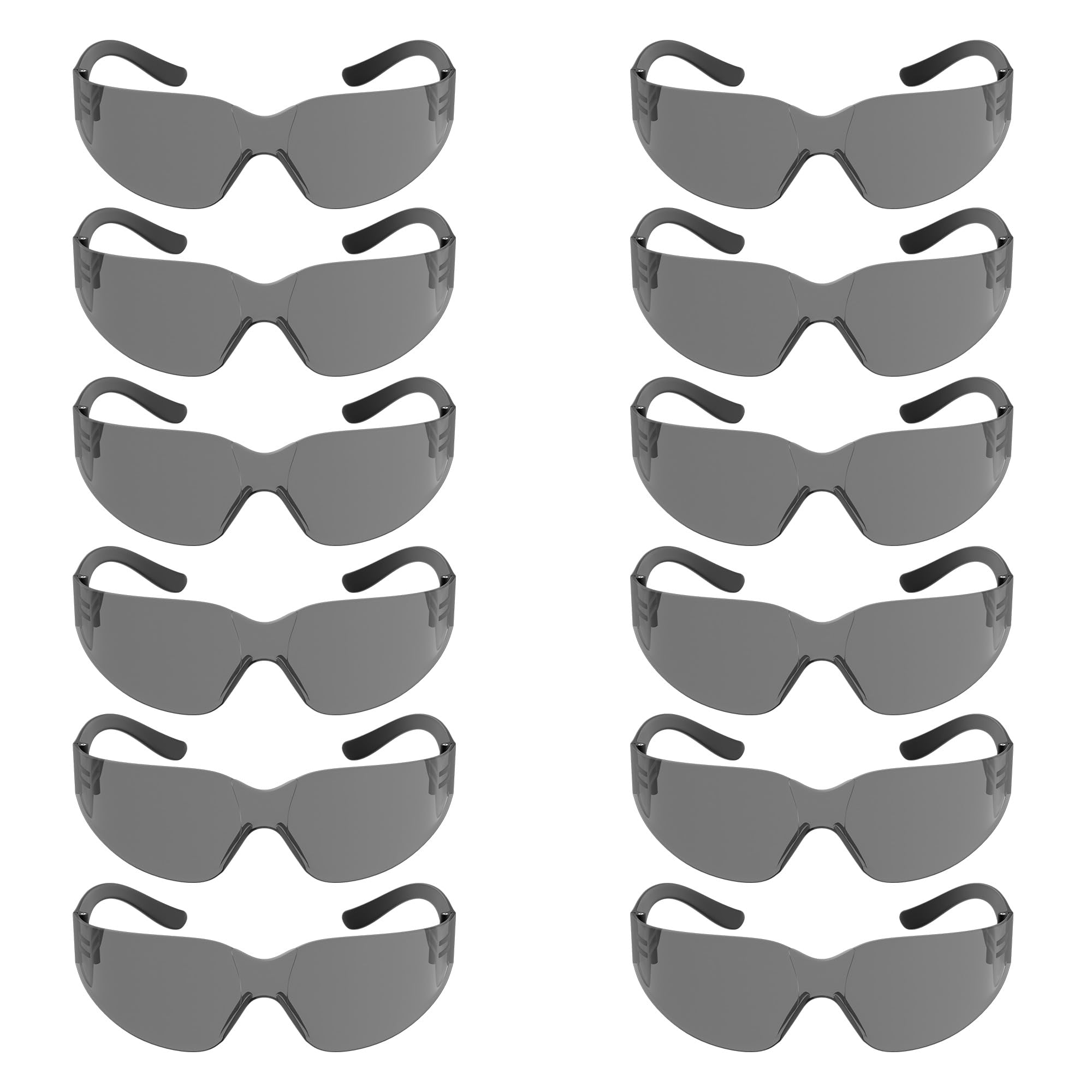 RUGGED BLUE Work Safety Glasses For Men | ANSI Z87 Certified Eyewear For Shooting Range | Anti-Scratch Outdoor Safety Glasses