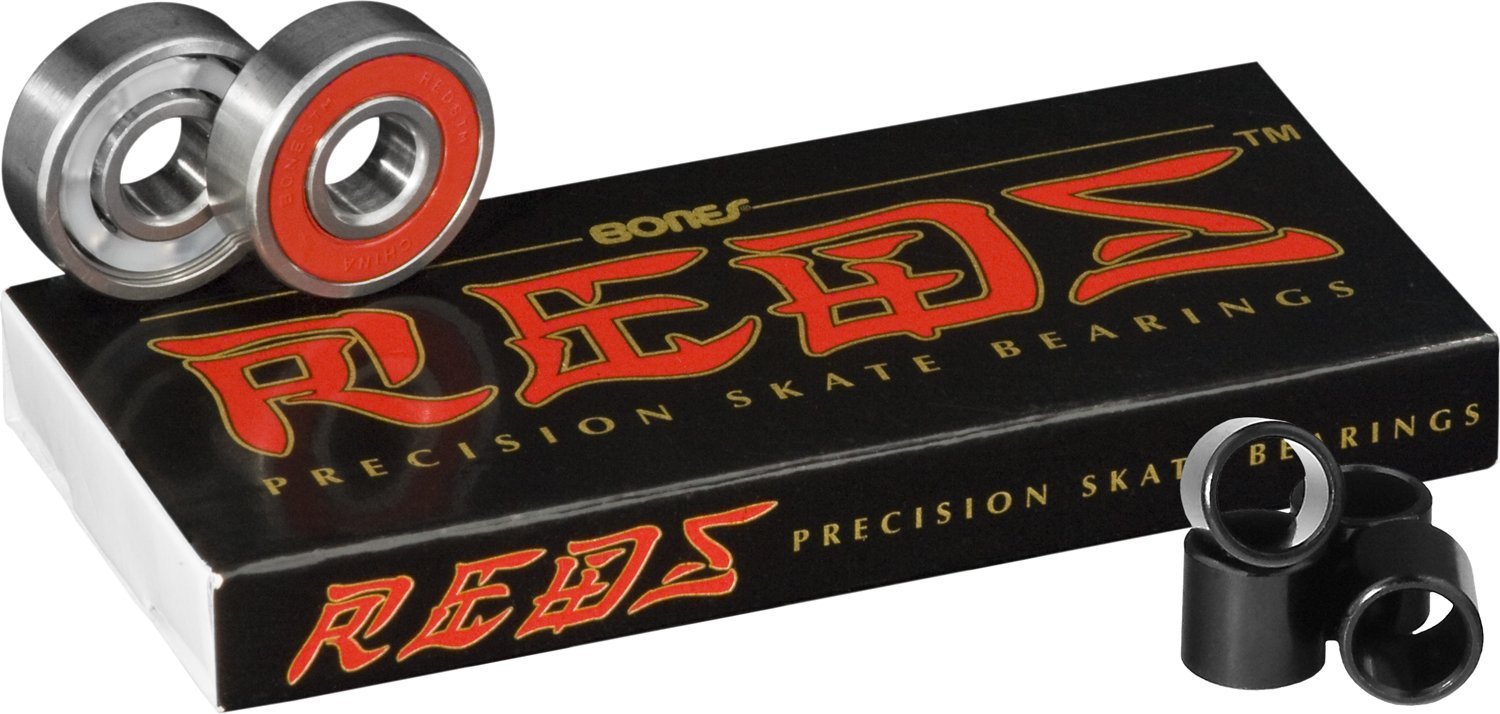 Bearings Reds with Bearing Spacers