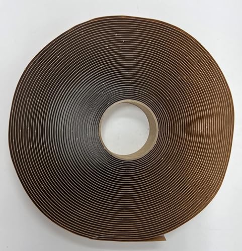 Cinta de masilla griscinta de butilo 116 pulgadas x 12 pulgadas x 50 pies (el color y el respaldo pueden variar) (rollo individual)