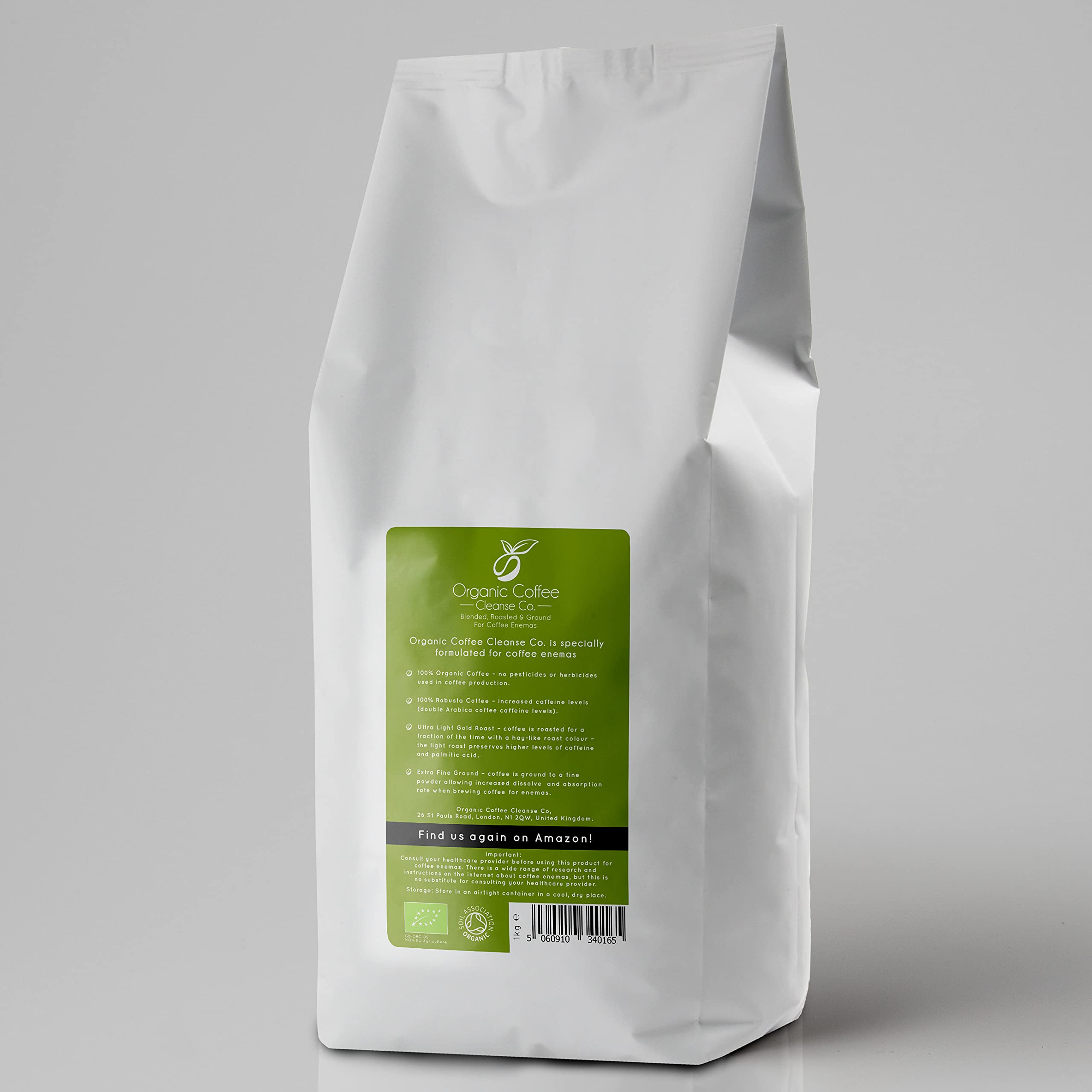 Enema Coffee, Blended, Roast & Ground Specially For Coffee Enemas