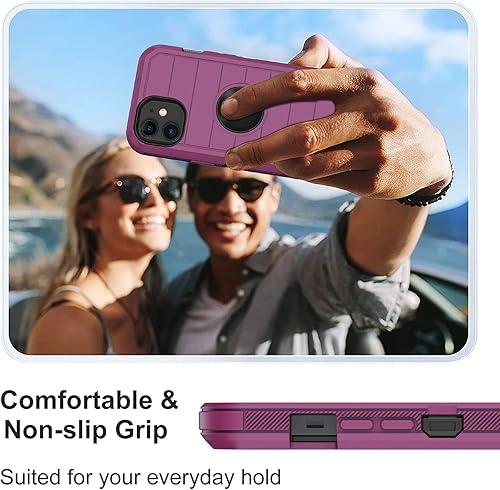 Miniatura 7 de Funda para iPhone 11, con protector de pantalla integrado, protección resistente contra caídas, cuerpo completo, a prueba de golpes, a prueba de